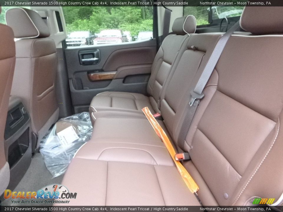 2017 Chevrolet Silverado 1500 High Country Crew Cab 4x4 Iridescent Pearl Tricoat / High Country Saddle Photo #12