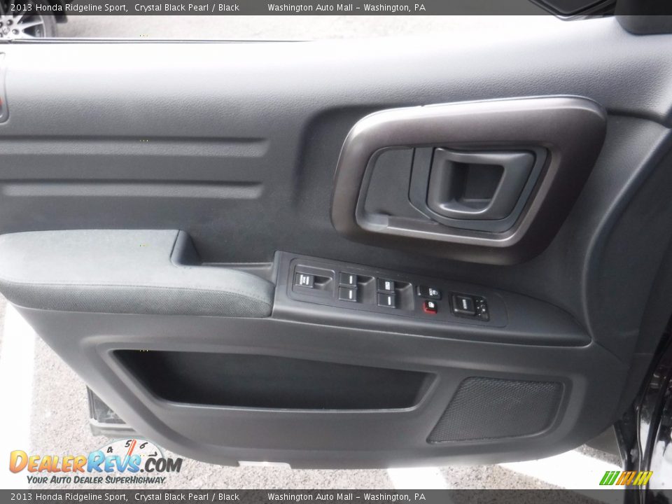 2013 Honda Ridgeline Sport Crystal Black Pearl / Black Photo #17