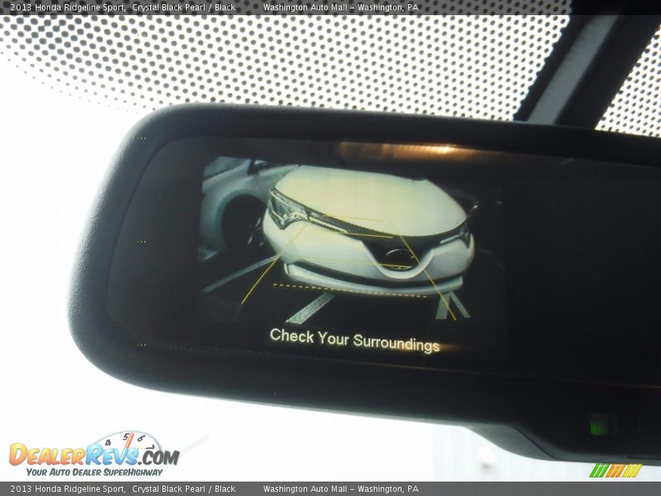 2013 Honda Ridgeline Sport Crystal Black Pearl / Black Photo #22