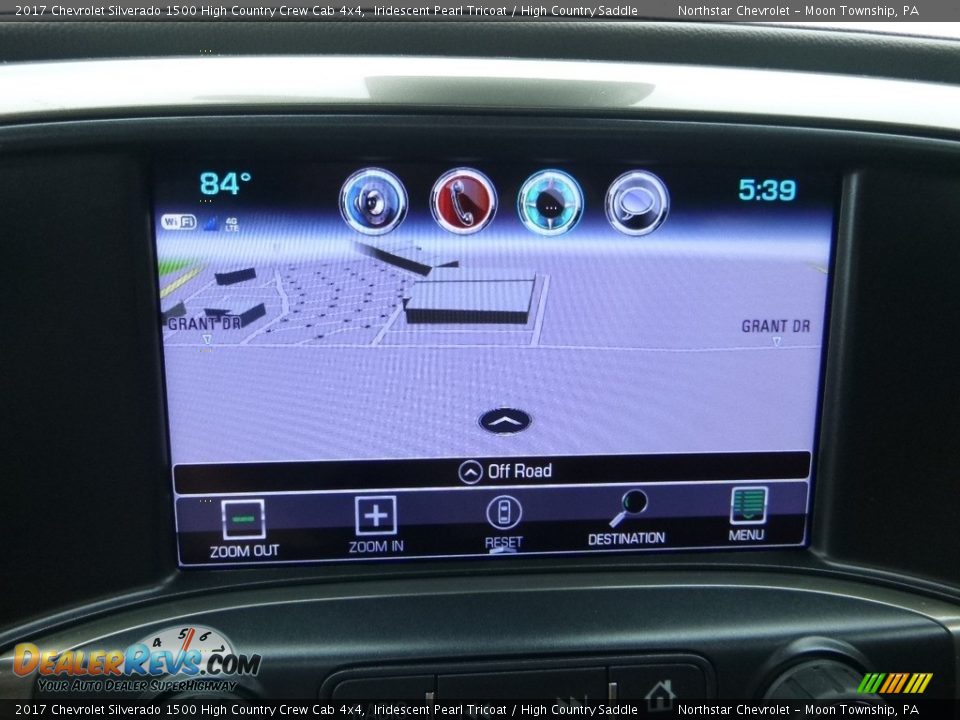 2017 Chevrolet Silverado 1500 High Country Crew Cab 4x4 Iridescent Pearl Tricoat / High Country Saddle Photo #18