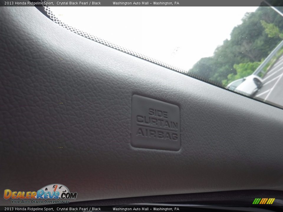 2013 Honda Ridgeline Sport Crystal Black Pearl / Black Photo #24