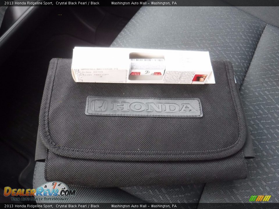 2013 Honda Ridgeline Sport Crystal Black Pearl / Black Photo #28