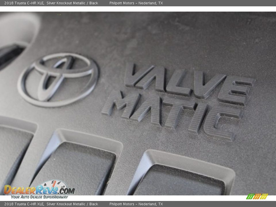 2018 Toyota C-HR XLE Silver Knockout Metallic / Black Photo #23