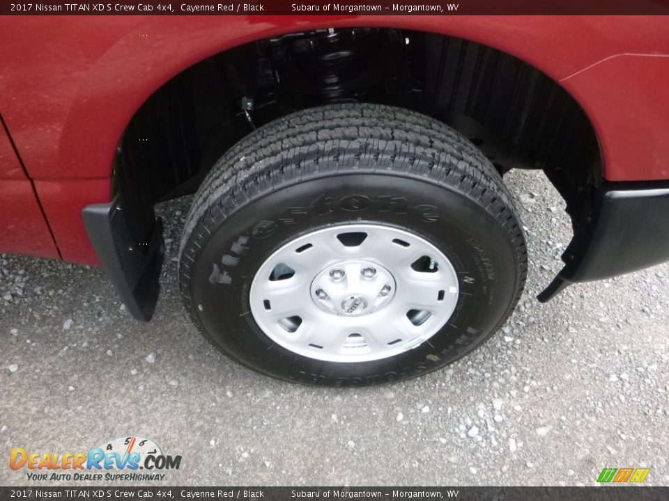 2017 Nissan TITAN XD S Crew Cab 4x4 Cayenne Red / Black Photo #2