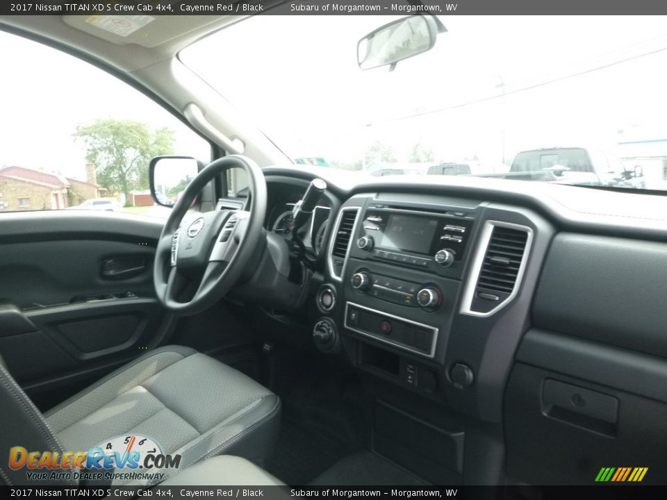2017 Nissan TITAN XD S Crew Cab 4x4 Cayenne Red / Black Photo #11