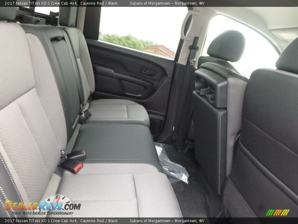 2017 Nissan TITAN XD S Crew Cab 4x4 Cayenne Red / Black Photo #13