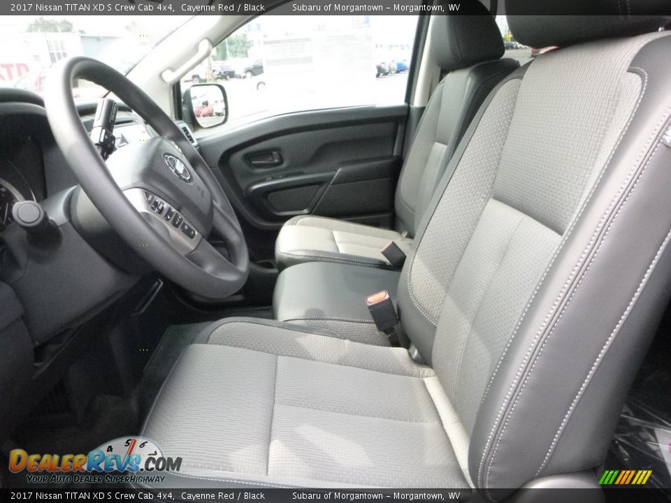 Front Seat of 2017 Nissan TITAN XD S Crew Cab 4x4 Photo #15