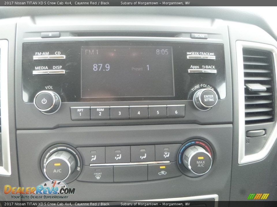 2017 Nissan TITAN XD S Crew Cab 4x4 Cayenne Red / Black Photo #18
