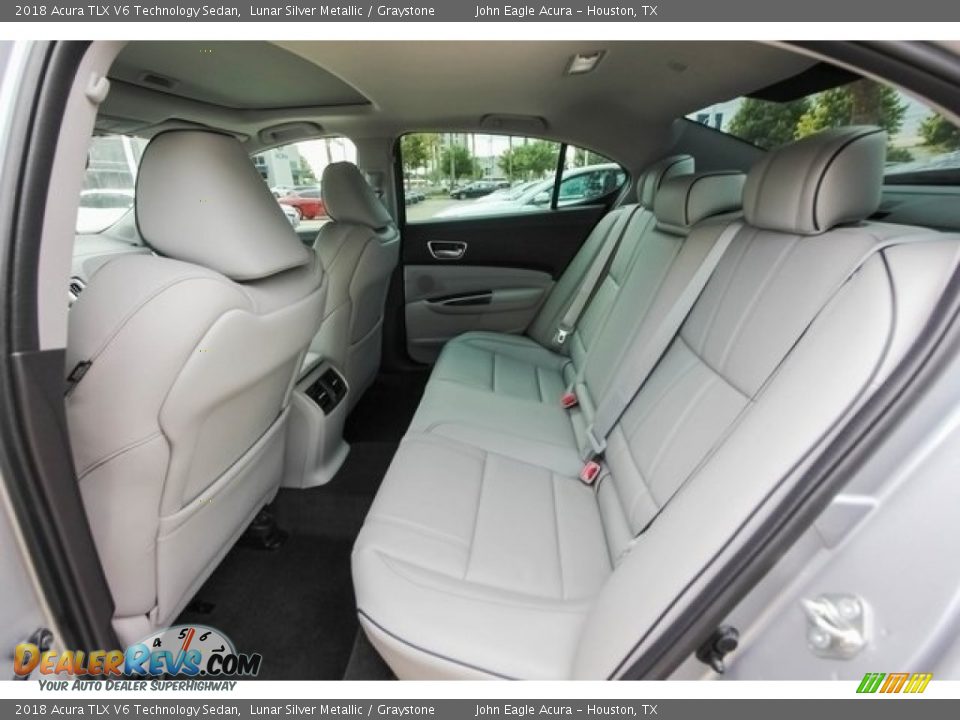 Rear Seat of 2018 Acura TLX V6 Technology Sedan Photo #13