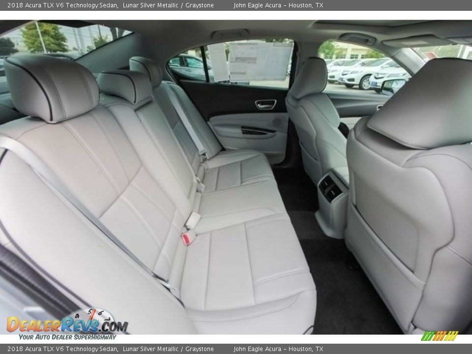 Rear Seat of 2018 Acura TLX V6 Technology Sedan Photo #16