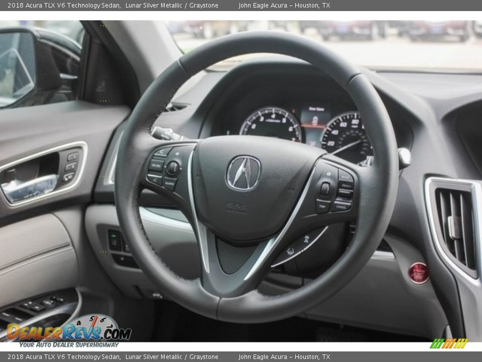 2018 Acura TLX V6 Technology Sedan Steering Wheel Photo #21