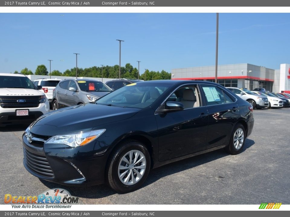 2017 Toyota Camry LE Cosmic Gray Mica / Ash Photo #6