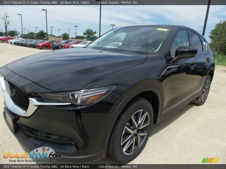 2017 Mazda CX-5 Grand Touring AWD Jet Black Mica / Black Photo #1