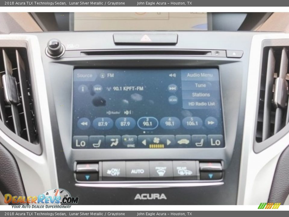 2018 Acura TLX Technology Sedan Lunar Silver Metallic / Graystone Photo #28