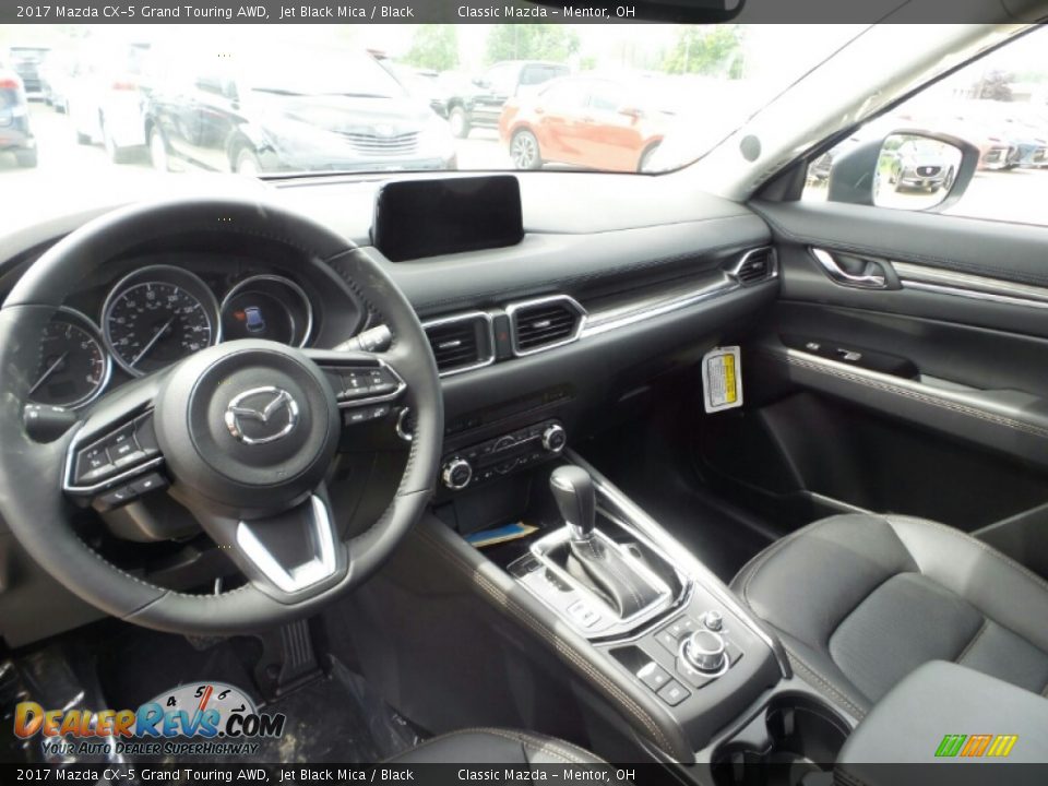 2017 Mazda CX-5 Grand Touring AWD Jet Black Mica / Black Photo #3