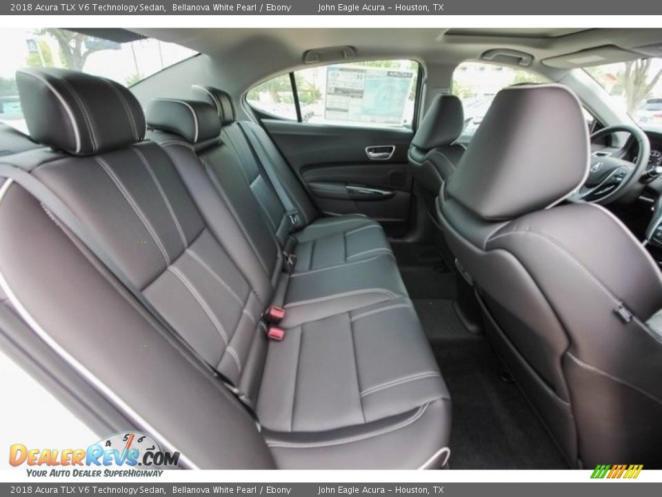 Rear Seat of 2018 Acura TLX V6 Technology Sedan Photo #15