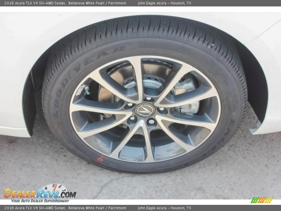2018 Acura TLX V6 SH-AWD Sedan Bellanova White Pearl / Parchment Photo #11