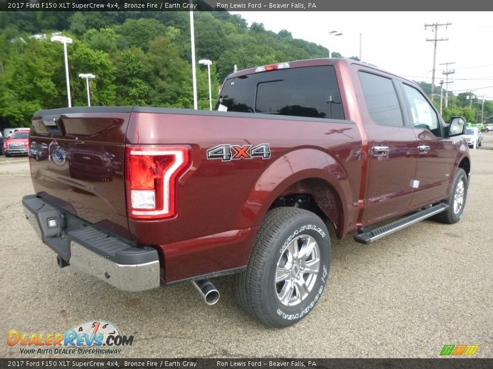 2017 Ford F150 XLT SuperCrew 4x4 Bronze Fire / Earth Gray Photo #2