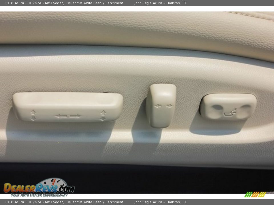 2018 Acura TLX V6 SH-AWD Sedan Bellanova White Pearl / Parchment Photo #13
