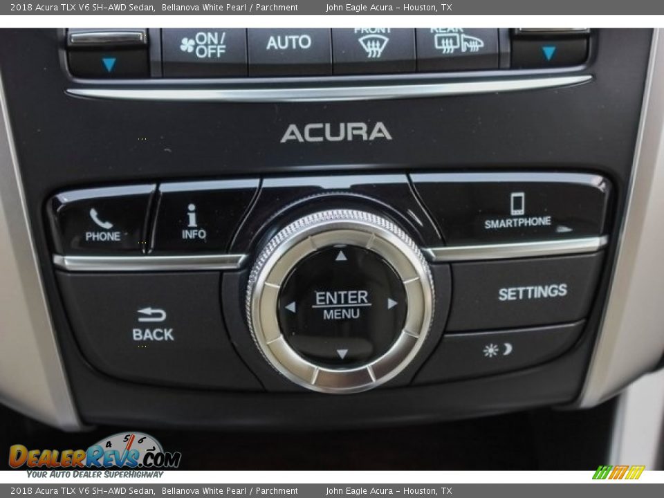 2018 Acura TLX V6 SH-AWD Sedan Bellanova White Pearl / Parchment Photo #29