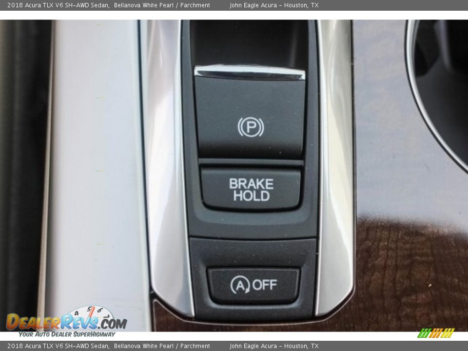2018 Acura TLX V6 SH-AWD Sedan Bellanova White Pearl / Parchment Photo #34