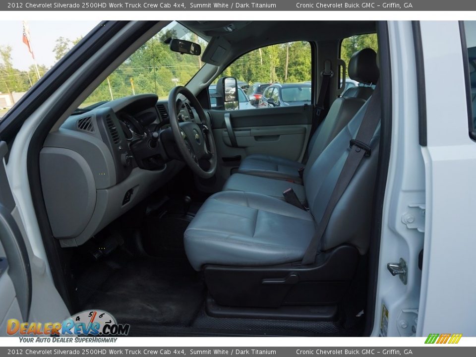 2012 Chevrolet Silverado 2500HD Work Truck Crew Cab 4x4 Summit White / Dark Titanium Photo #9