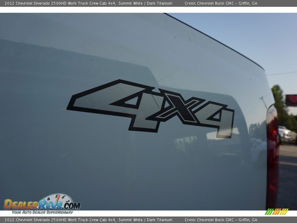 2012 Chevrolet Silverado 2500HD Work Truck Crew Cab 4x4 Summit White / Dark Titanium Photo #13
