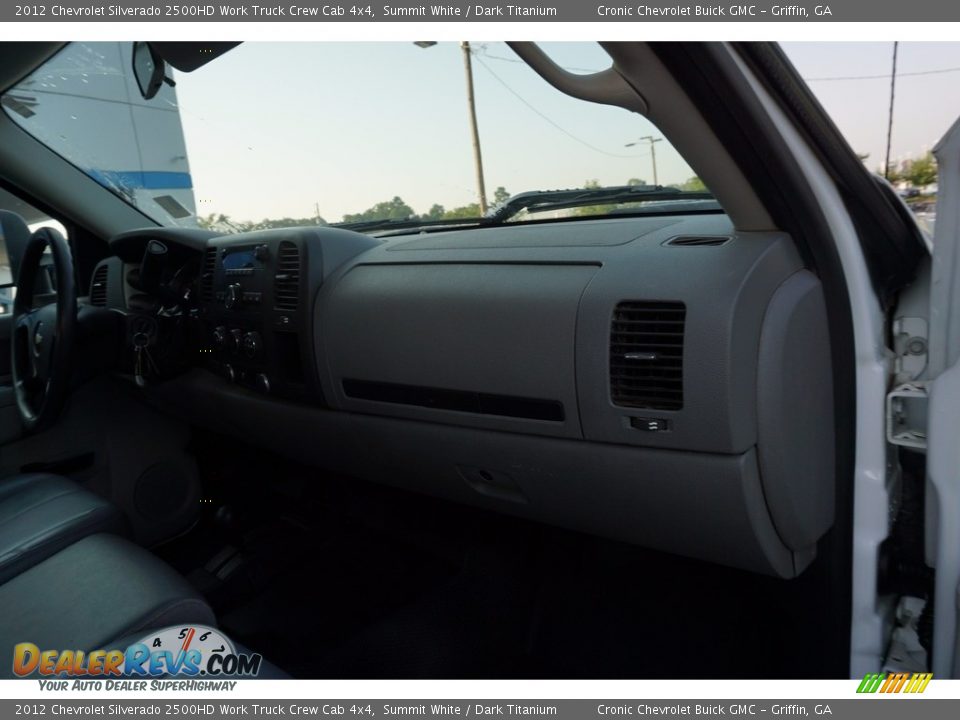 2012 Chevrolet Silverado 2500HD Work Truck Crew Cab 4x4 Summit White / Dark Titanium Photo #17