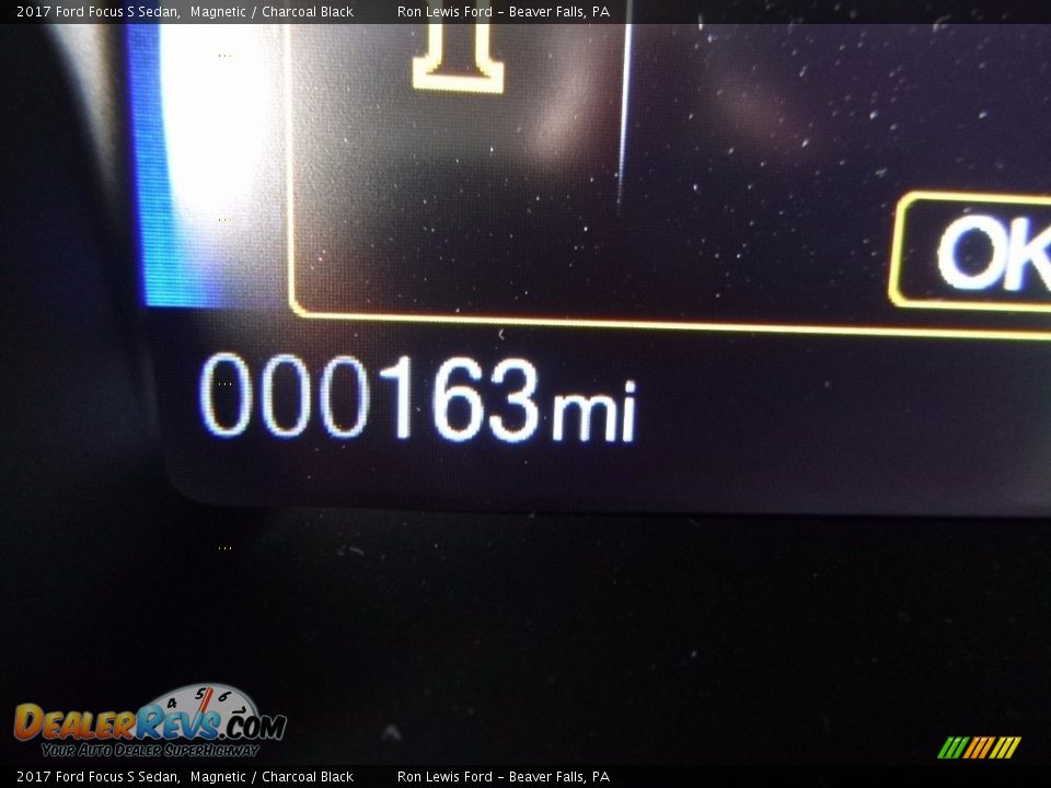 2017 Ford Focus S Sedan Magnetic / Charcoal Black Photo #20