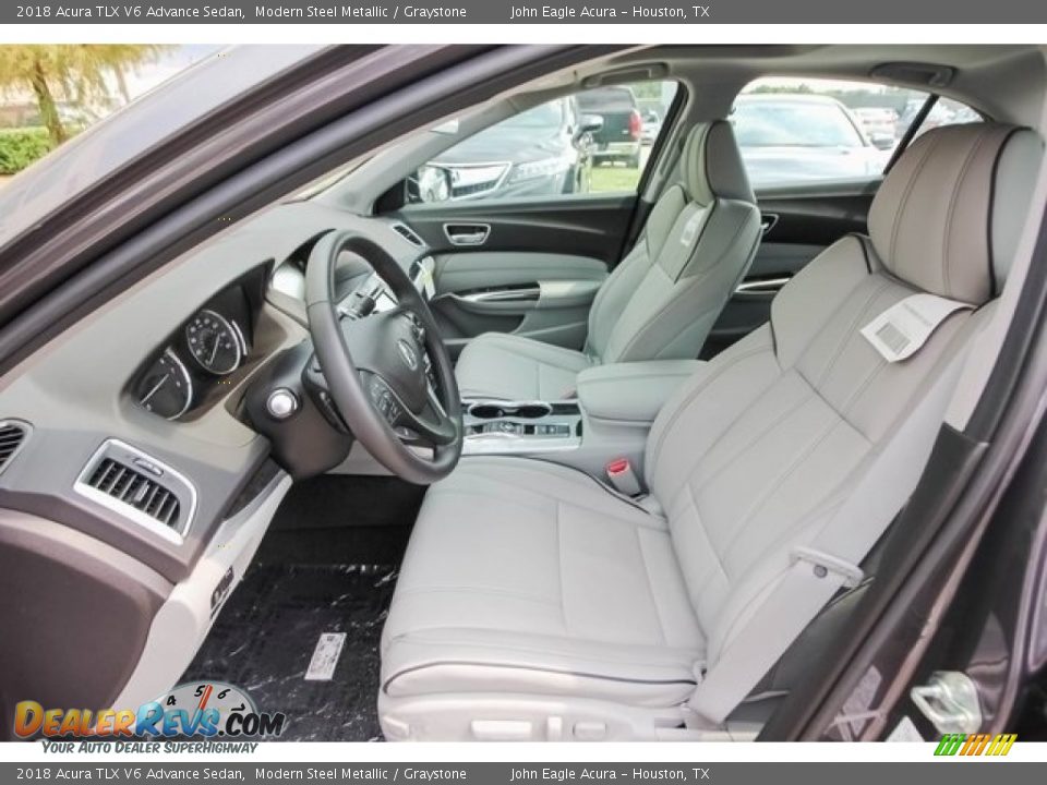 Front Seat of 2018 Acura TLX V6 Advance Sedan Photo #15