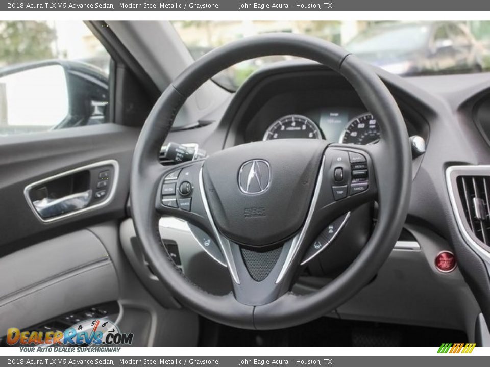 2018 Acura TLX V6 Advance Sedan Steering Wheel Photo #26
