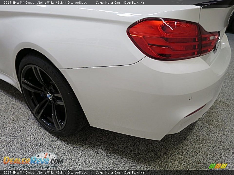 2015 BMW M4 Coupe Alpine White / Sakhir Orange/Black Photo #7