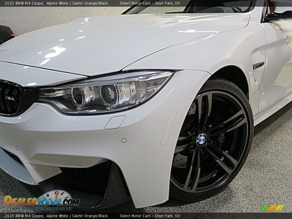 2015 BMW M4 Coupe Alpine White / Sakhir Orange/Black Photo #10