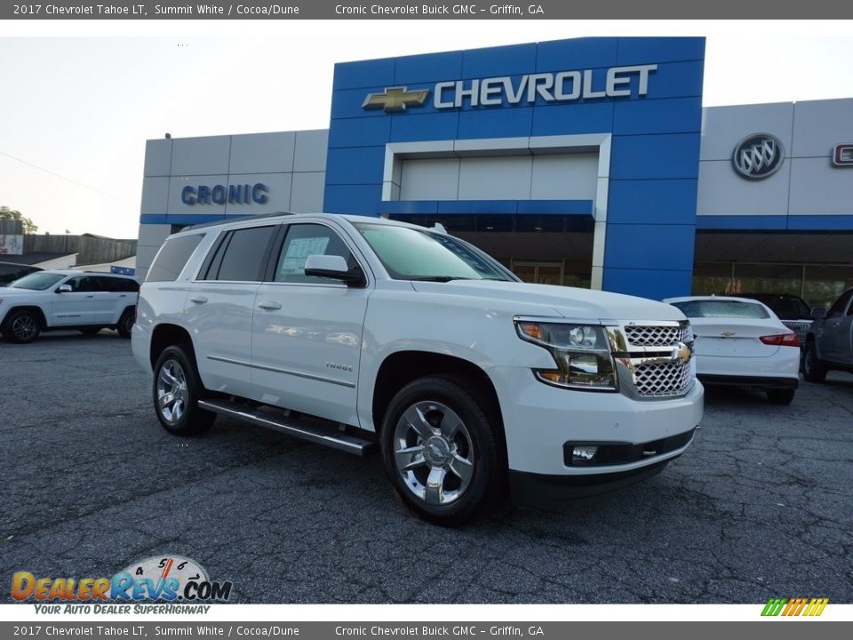 2017 Chevrolet Tahoe LT Summit White / Cocoa/Dune Photo #1