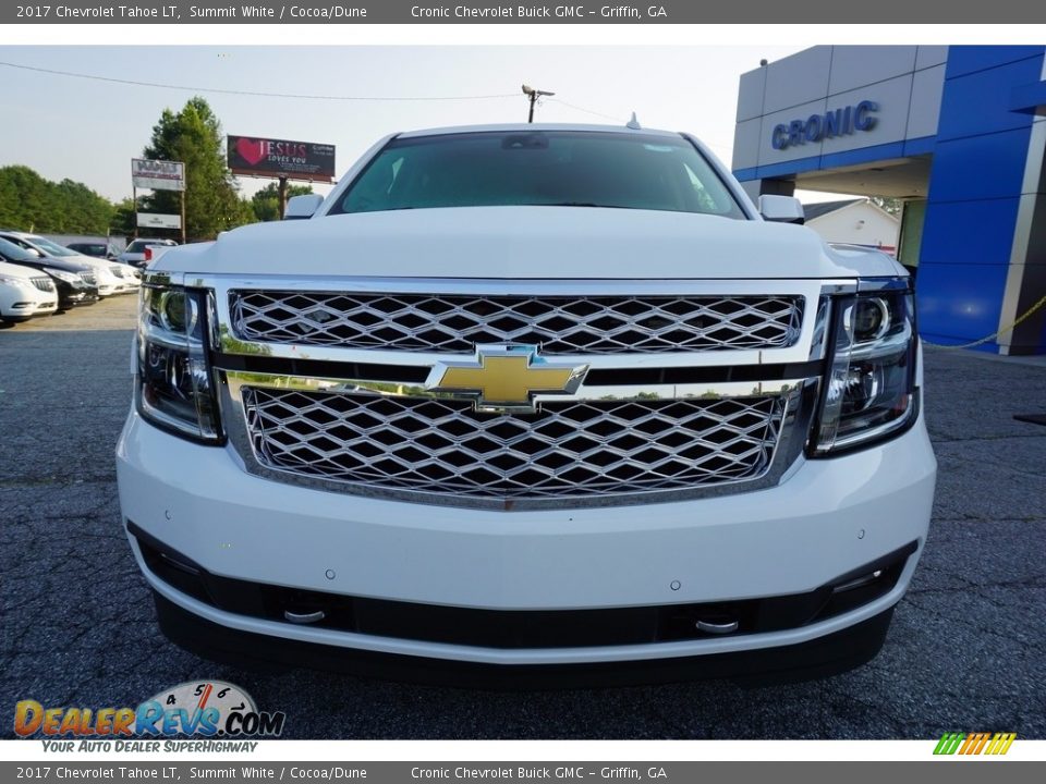 2017 Chevrolet Tahoe LT Summit White / Cocoa/Dune Photo #2