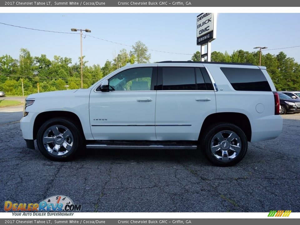 2017 Chevrolet Tahoe LT Summit White / Cocoa/Dune Photo #4