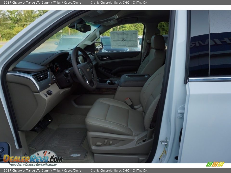2017 Chevrolet Tahoe LT Summit White / Cocoa/Dune Photo #9