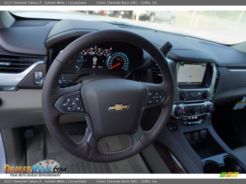 2017 Chevrolet Tahoe LT Summit White / Cocoa/Dune Photo #10