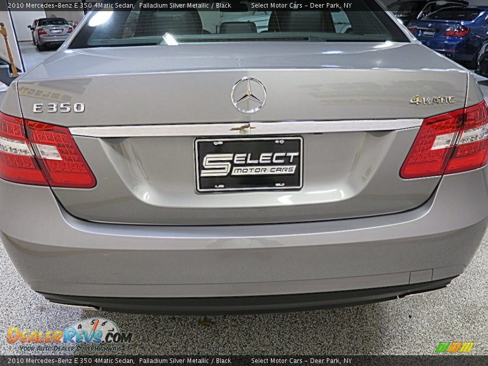 2010 Mercedes-Benz E 350 4Matic Sedan Palladium Silver Metallic / Black Photo #5