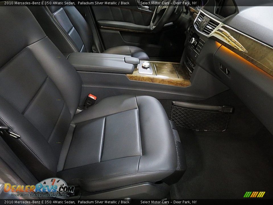 2010 Mercedes-Benz E 350 4Matic Sedan Palladium Silver Metallic / Black Photo #16