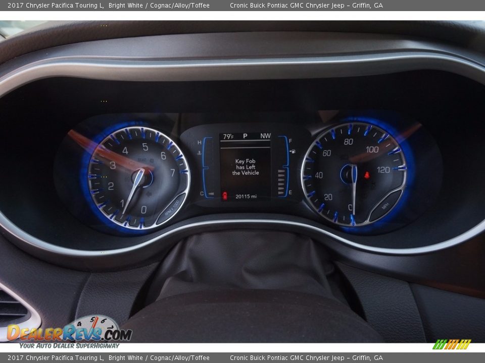 2017 Chrysler Pacifica Touring L Bright White / Cognac/Alloy/Toffee Photo #24