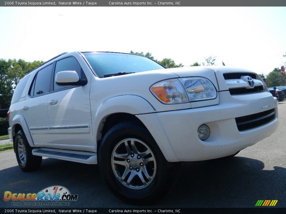 2006 Toyota Sequoia Limited Natural White / Taupe Photo #2