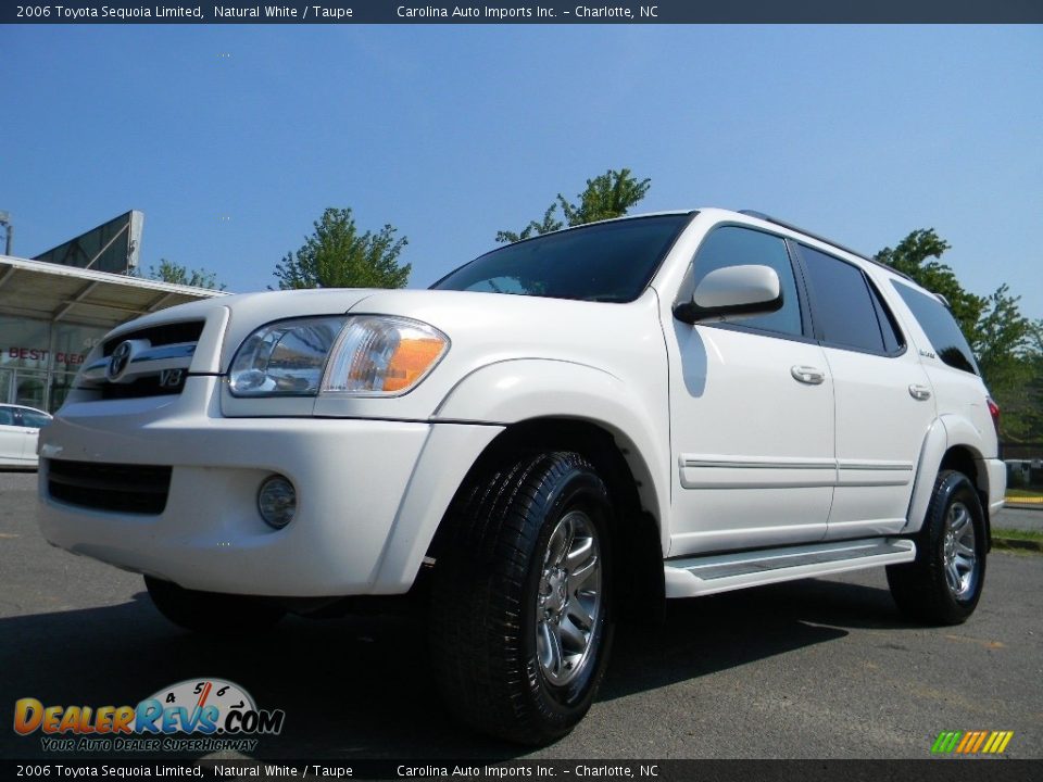2006 Toyota Sequoia Limited Natural White / Taupe Photo #6