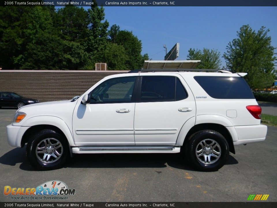 2006 Toyota Sequoia Limited Natural White / Taupe Photo #7