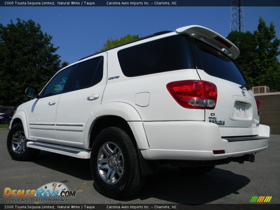 2006 Toyota Sequoia Limited Natural White / Taupe Photo #8