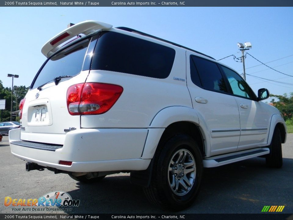 2006 Toyota Sequoia Limited Natural White / Taupe Photo #10