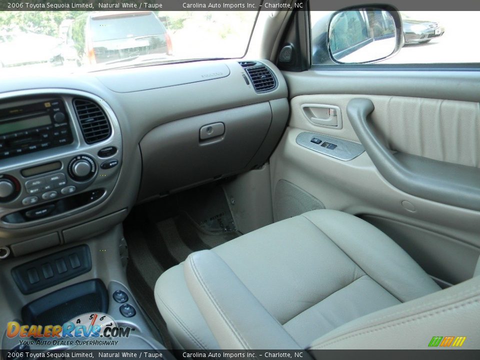 2006 Toyota Sequoia Limited Natural White / Taupe Photo #14