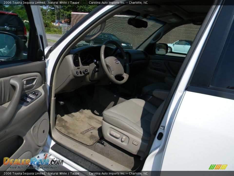2006 Toyota Sequoia Limited Natural White / Taupe Photo #16