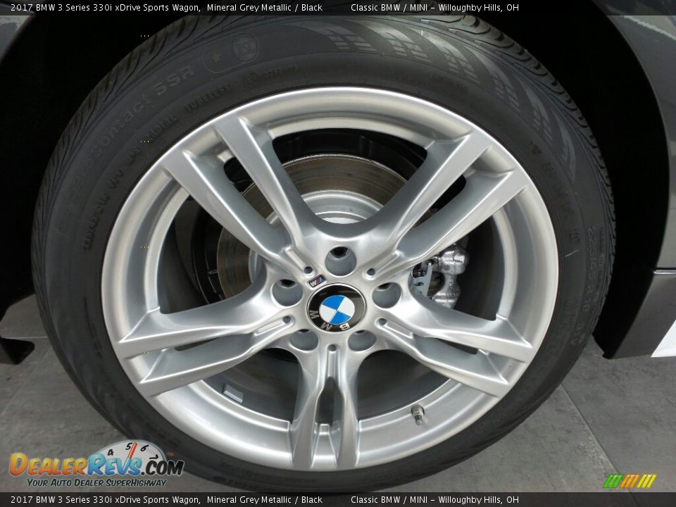 2017 BMW 3 Series 330i xDrive Sports Wagon Mineral Grey Metallic / Black Photo #4