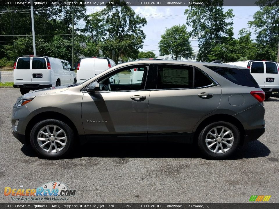 2018 Chevrolet Equinox LT AWD Pepperdust Metallic / Jet Black Photo #3
